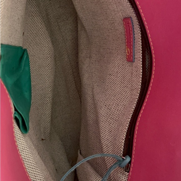 Dooney & Bourke Green and Pink Shoulder Bags - Picture 7 of 10